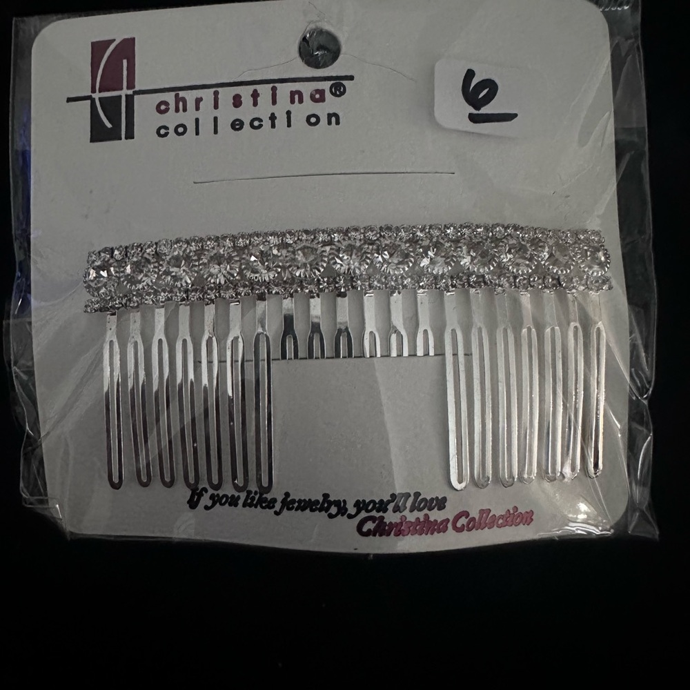 Silver Hair Comb